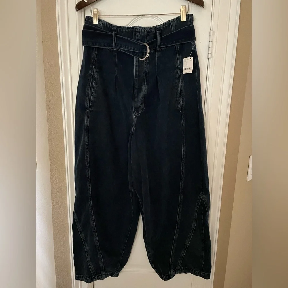 FREE PEOPLE We The Free The Amsterdam High-Rise Barrel Jeans